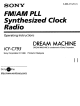Sony Dream Machine ICF-C793 Operating Instructions