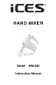 iCes IHM-830 Instruction Manual