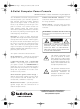 Radio Shack 6-Outlet Computer Power Console Owner's Manual
