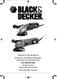 Black & Decker G730 Instruction Manual