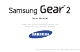 Samsung Gear 2 User Manual