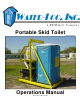 Water-Loo Portable Skid Toilet Operation Manual