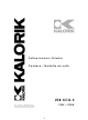 Kalorik USK CCG 3 Operating Instructions Manual