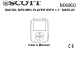 Scott MX860 User Manual
