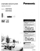 Panasonic DVD-RV40 Operating Instructions Manual
