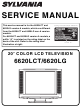 Sylvania 6620LCT A Service Manual