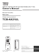 Toshiba TCB-AX21UL Owner's Manual