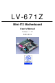 Taiwan Commate Computer Inc. LV-671Z User Manual