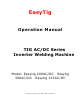 EasyTig Easytig 200AC/DC Operation Manual