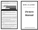 Pure Water MINI-CLASSIC Owner's Manual