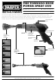 Draper TORNADO GW18 Instructions