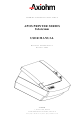 Axiohm APOS PRINTER SERIES User Manual