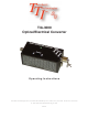 TTI TIA-3000 Operating Instructions Manual