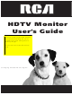 RCA HDTV Monitor User Manual