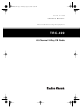 Radio Shack TRC-499 Owner's Manual