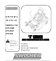 Swisher ZT1436B Owner's Manual