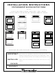 Thermador C272 Installation Instructions Manual