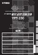 Yamaha PSR-E233 Owner's Manual