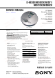 Sony D-NE300 Service Manual