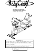 BodyCraft LEG PRESS Instruction Manual