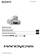 Sony Handycam HDR-CX100 Operation Manual