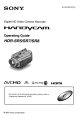 Sony Handycam HDR-SR5 Operating Manual