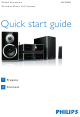 Philips Streamium MCi500H Quick Start Manual