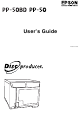Epson PP-50BD User Manual