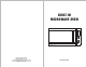 Glen BUILT-IN MICROWAVE OVEN User Manual