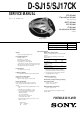 Sony D-SJ15 Service Manual