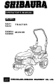 Shibaura SX21 Operator's Manual