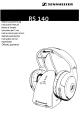 Sennheiser RS 140 Instruction Manual
