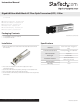 StarTech.com SFPSXMM Instruction Manual