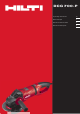 Hilti DCG 700-P Operating Instructions Manual