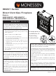 Monessen Hearth HBDV300N Installation & Operating Instructions Manual