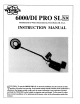 White’s Electronics 6000/DI PRO SL Instruction Manual