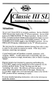 White’s Electronics Classic III SL Manual
