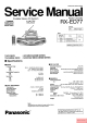 Panasonic RX-ED77 Service Manual