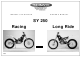 Scorpa SY 250 Owner's Manual