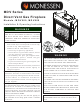 Monessen Hearth MDV500, MDV600 Installation & Operating Instructions Manual