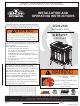 Napoleon GDS25N Installation And Operating Instructions Manual
