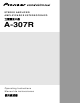 Pioneer A-307R Operating Instructions Manual