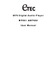 Etec MP691 User Manual