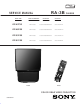 Sony RA-3B Service Manual