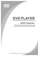 LENCO dvd player User Manual