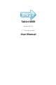 Disgo Tablet 6000 User Manual