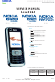 Nokia 6120 Classic Service Manual