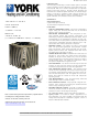 York YHJD18 THRU 60 Technical Manual