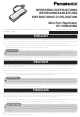 Panasonic CF-VEBU05BU Operating Instructions Manual