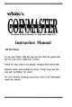 White’s Electronics Coinmaster classic Instruction Manual